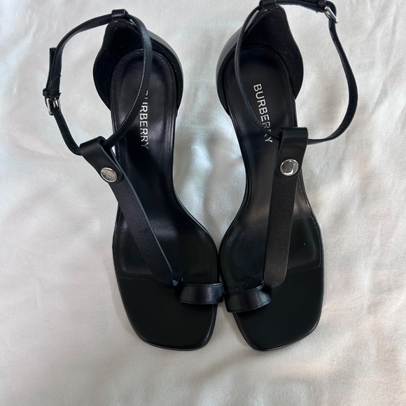 Burberry Open Toe Heeled Sandals - Picture 4 of 10
